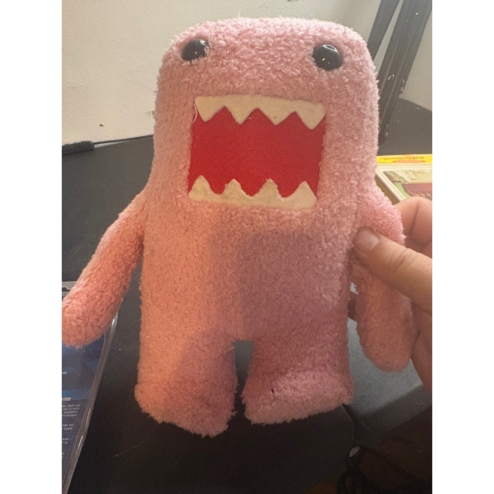 Domo Kun Pink Plush Stuffed Animal NHK Mascot 2011 Big Tent Entertainment Kawaii